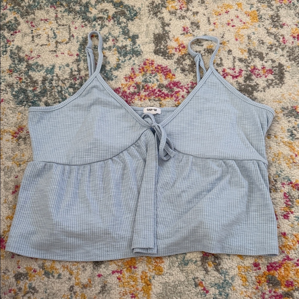 Garage Tie Front Top